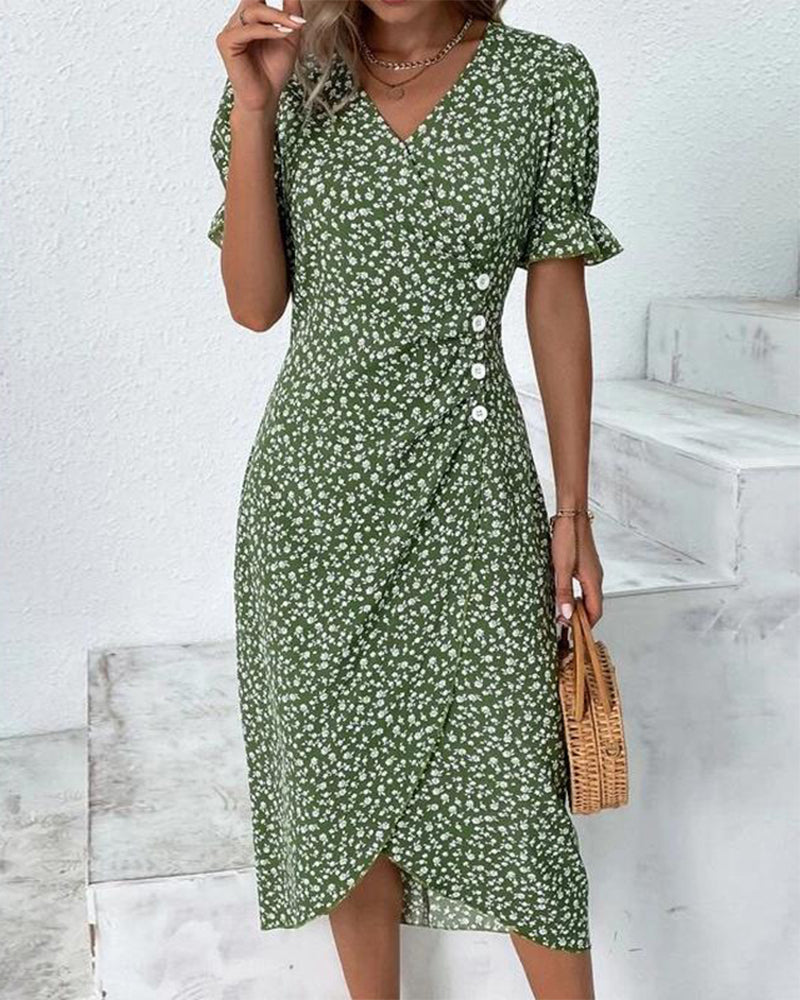 Sophie | Robe Imprimé Floral Élégante et Confortable