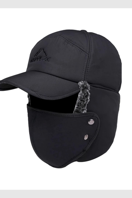 Chapeau Unisexe Coupe-Vent & Chaud & Protection Des Oreilles & Du Visage