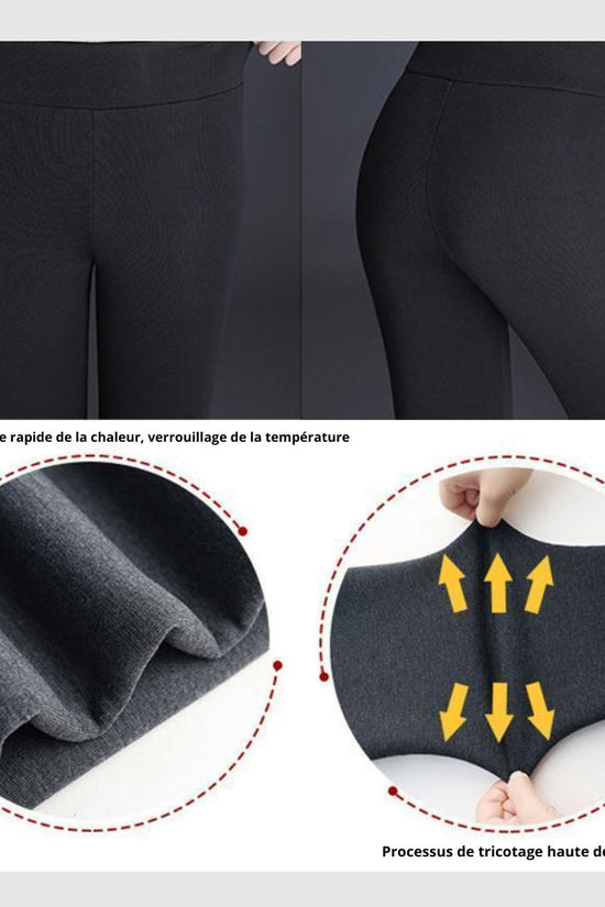 Leggings d'Hiver Premium en Polaire pour Femmes