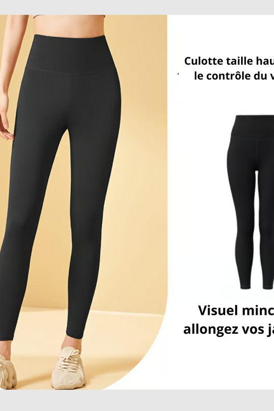 Legging d'entraînement gainant taille haute pour le contrôle du ventre