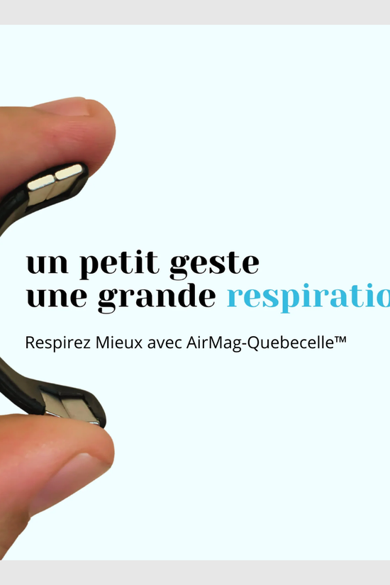 AirMag™ - Bandelettes Nasales Magnétiques - Respirez Mieux et Facilement