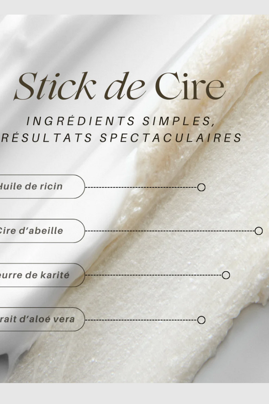 Le stick de cire anti-frisottis