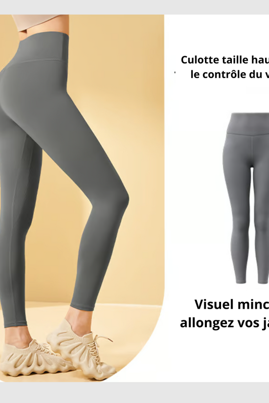 Legging d'entraînement gainant taille haute pour le contrôle du ventre