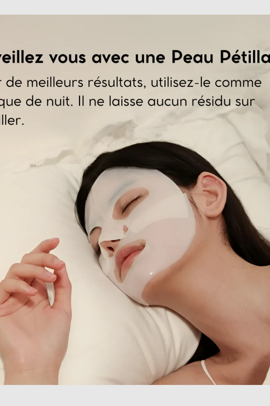 LuminaGlow™-Masque Visage Bio-Collagène