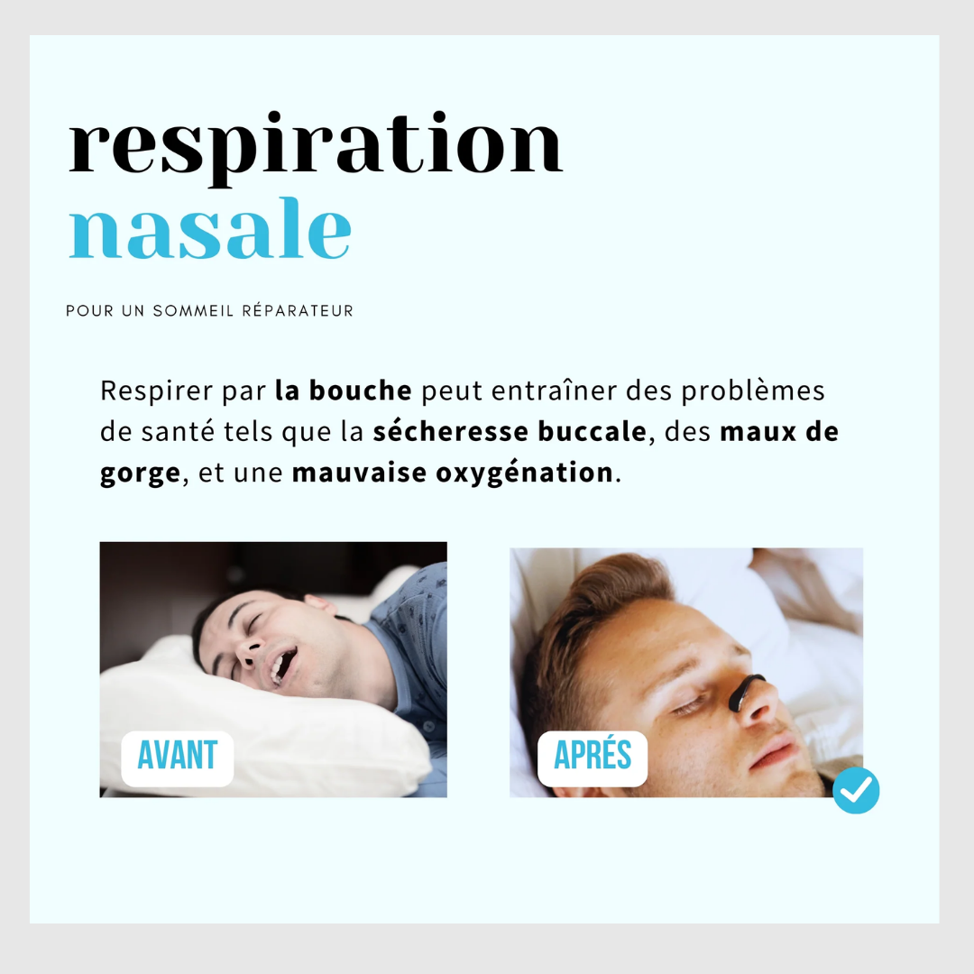 AirMag™ - Bandelettes Nasales Magnétiques - Respirez Mieux et Facilement
