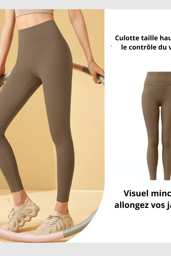 Legging d'entraînement gainant taille haute pour le contrôle du ventre