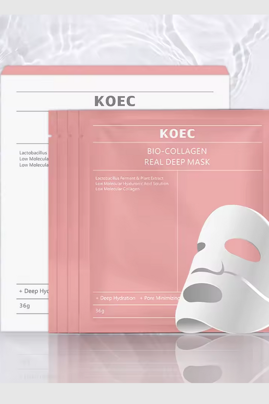 LuminaGlow™-Masque Visage Bio-Collagène