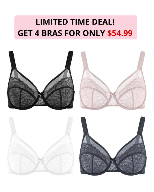 Complete Soutien-gorge minimiseur Couleur Set - Aurelivy