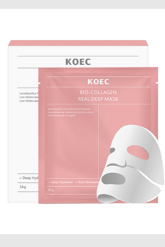 LuminaGlow™-Masque Visage Bio-Collagène