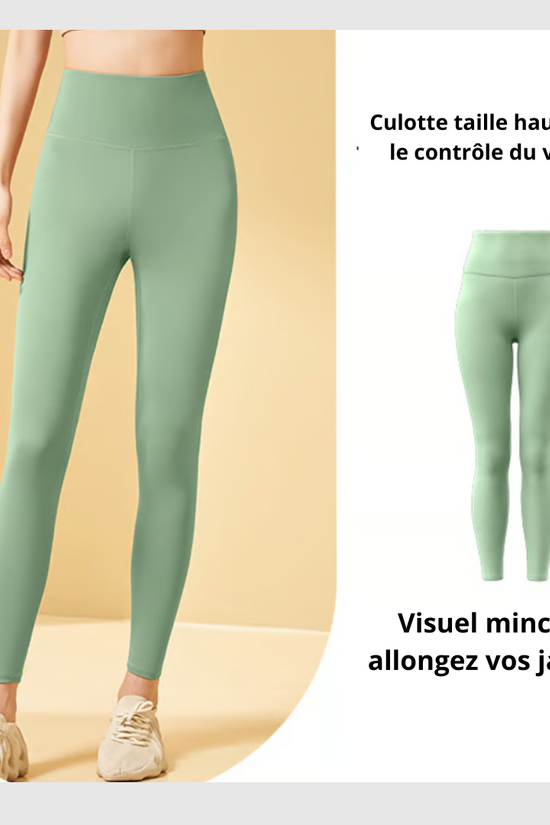 Legging d'entraînement gainant taille haute pour le contrôle du ventre