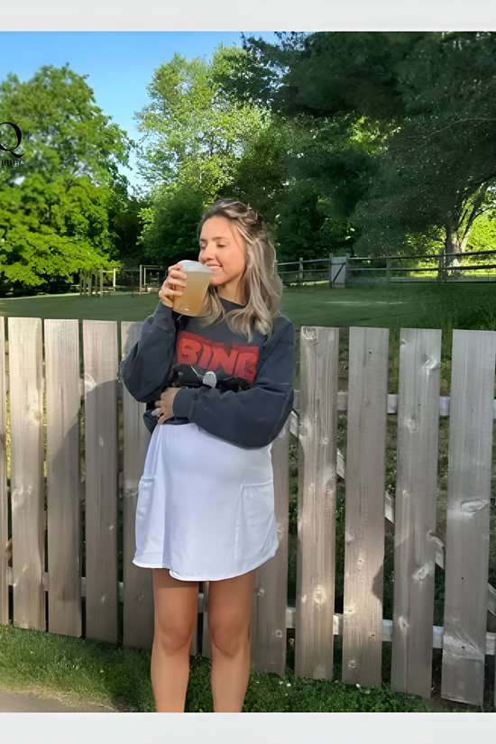 NOT Mini-robe ample avec brassière intégrée et shorts