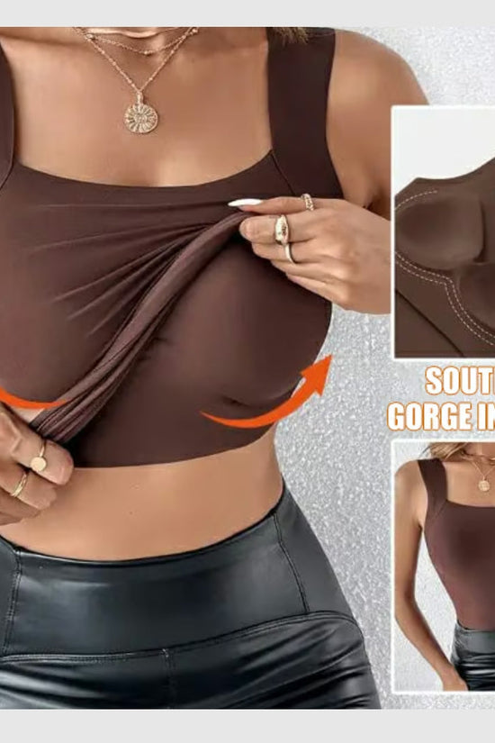 Débardeur shaper en U avec soutien-gorge intégré