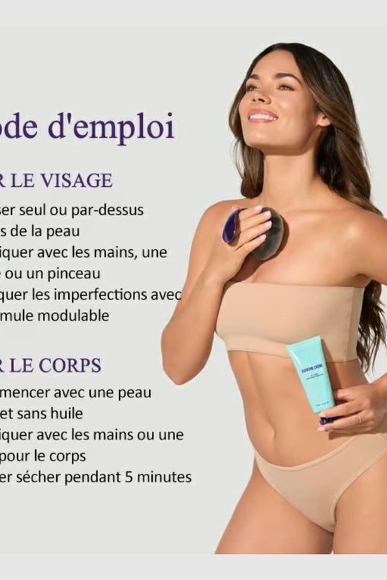 Crème Suprême – Hydratant, anti-cernes et couvrance tout-en-un Fini soyeux et imperméable