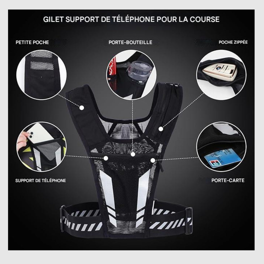 Gilet De Course Ultraleger Reflechissant
