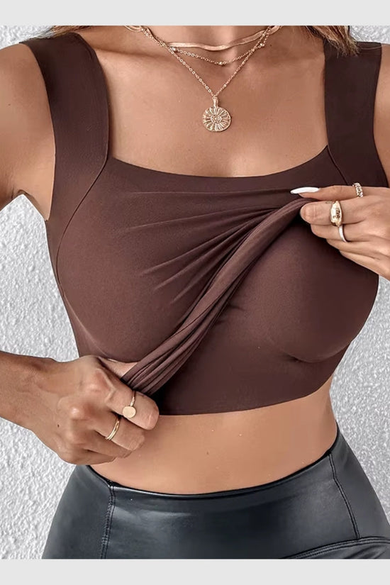 Débardeur shaper en U avec soutien-gorge intégré