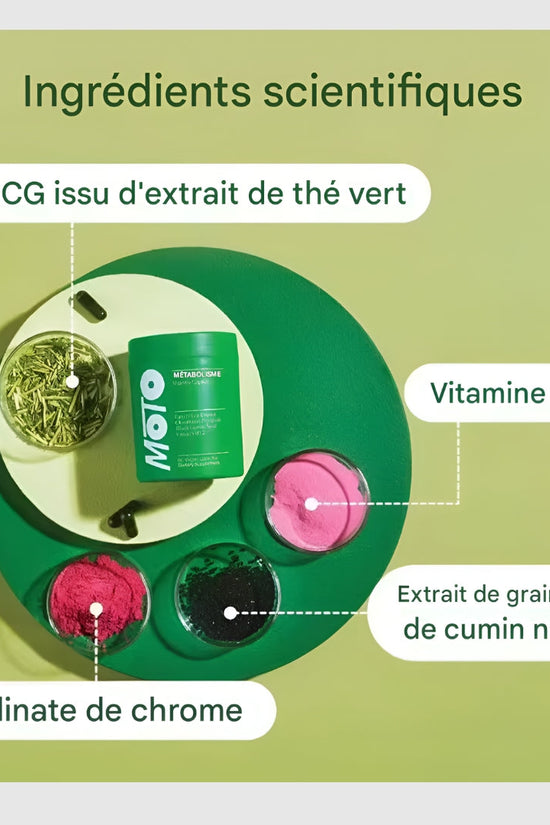 Moto - capsules stimulant le métabolisme