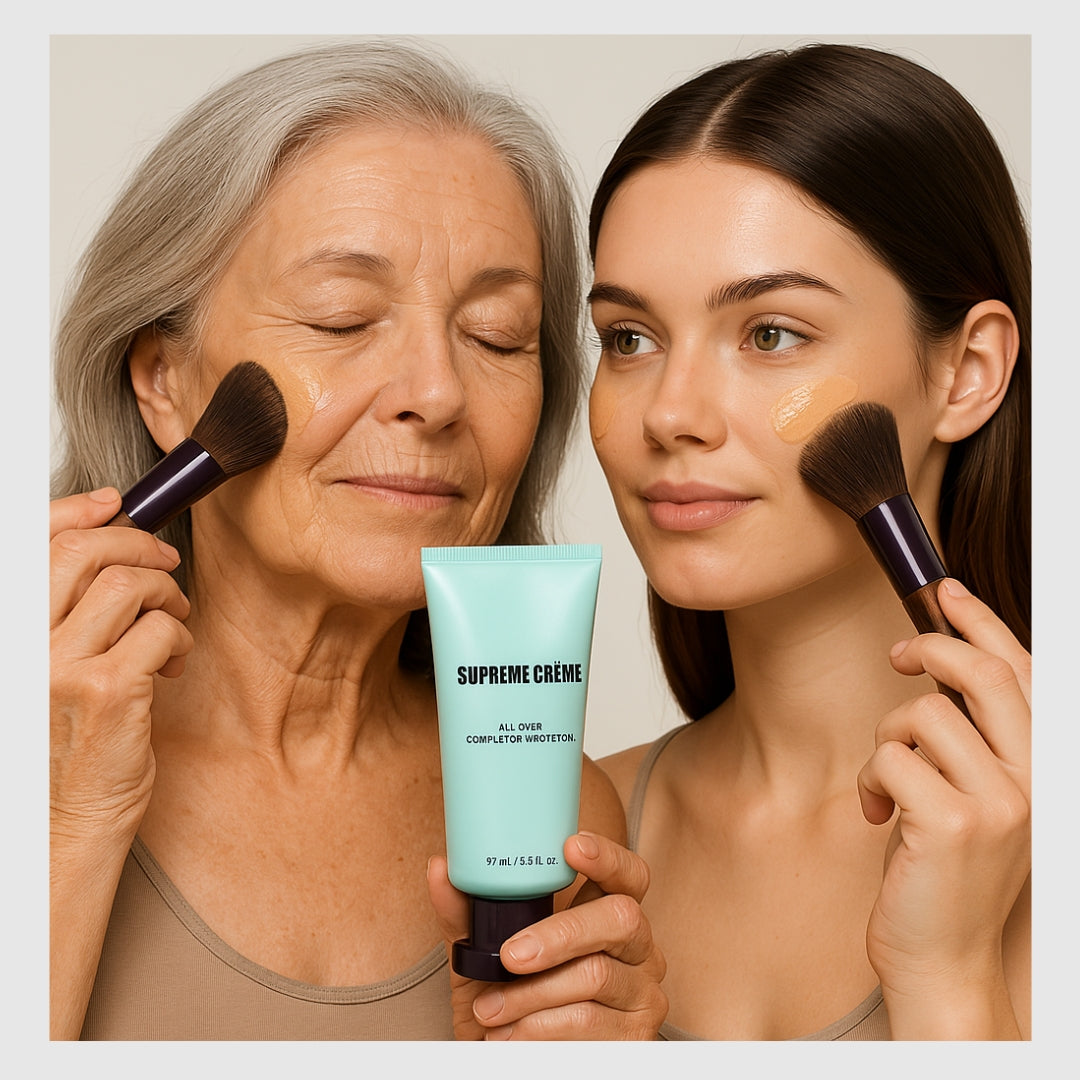 Crème Suprême – Hydratant, anti-cernes et couvrance tout-en-un Fini soyeux et imperméable