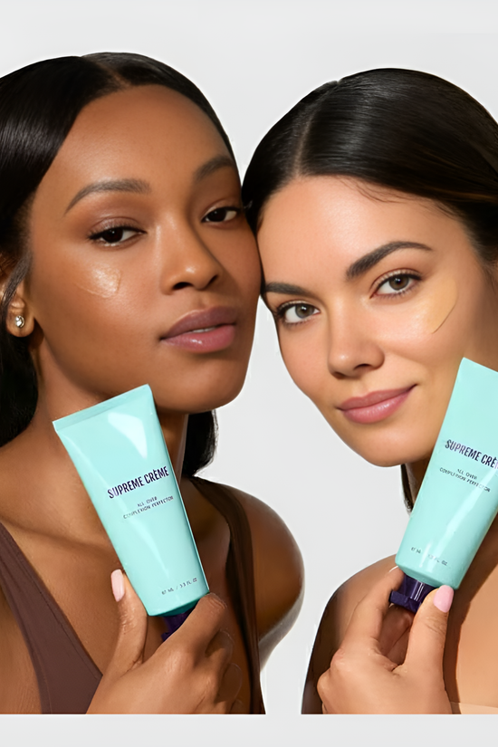 Crème Suprême – Hydratant, anti-cernes et couvrance tout-en-un Fini soyeux et imperméable