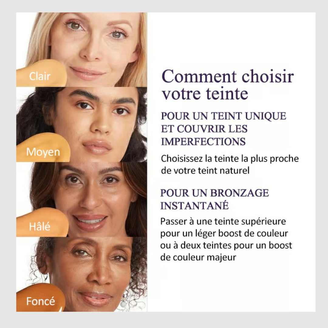Crème Suprême – Hydratant, anti-cernes et couvrance tout-en-un Fini soyeux et imperméable