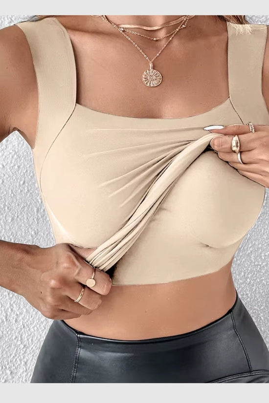 Débardeur shaper en U avec soutien-gorge intégré