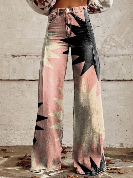 ÉLODIE | Pantalon Boho Vintage Élégant et Confortable