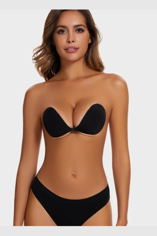VelvaLift™-Soutien-gorge push-up invisible adhésif à fermeture frontale