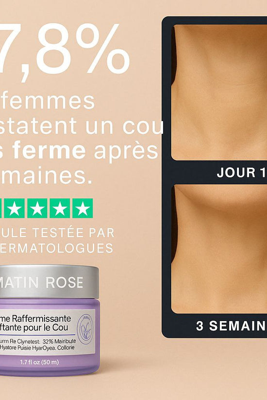 Luméa™ – Crème Raffermissante Délicate pour le Cou & Décolleté