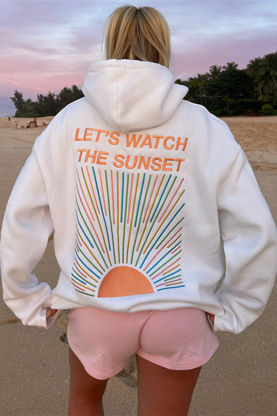AURORA | Sweat à capuche Sunset