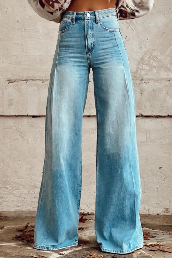 LUCIA| Pantalon à Jambe Large Classique