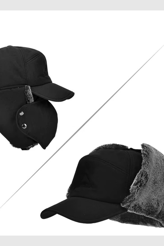Chapeau Unisexe Coupe-Vent & Chaud & Protection Des Oreilles & Du Visage