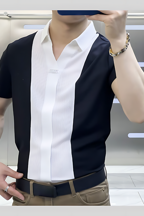 Chemise Patchwork Élégance Libre™