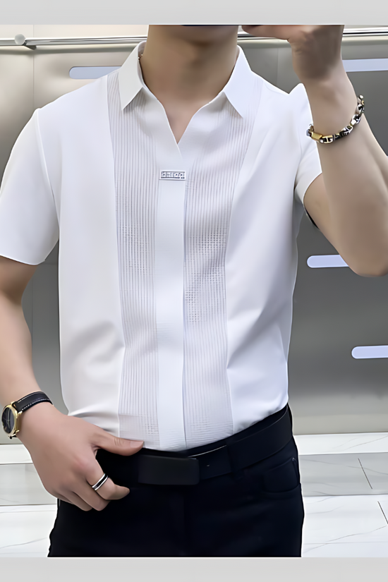 Chemise Patchwork Élégance Libre™