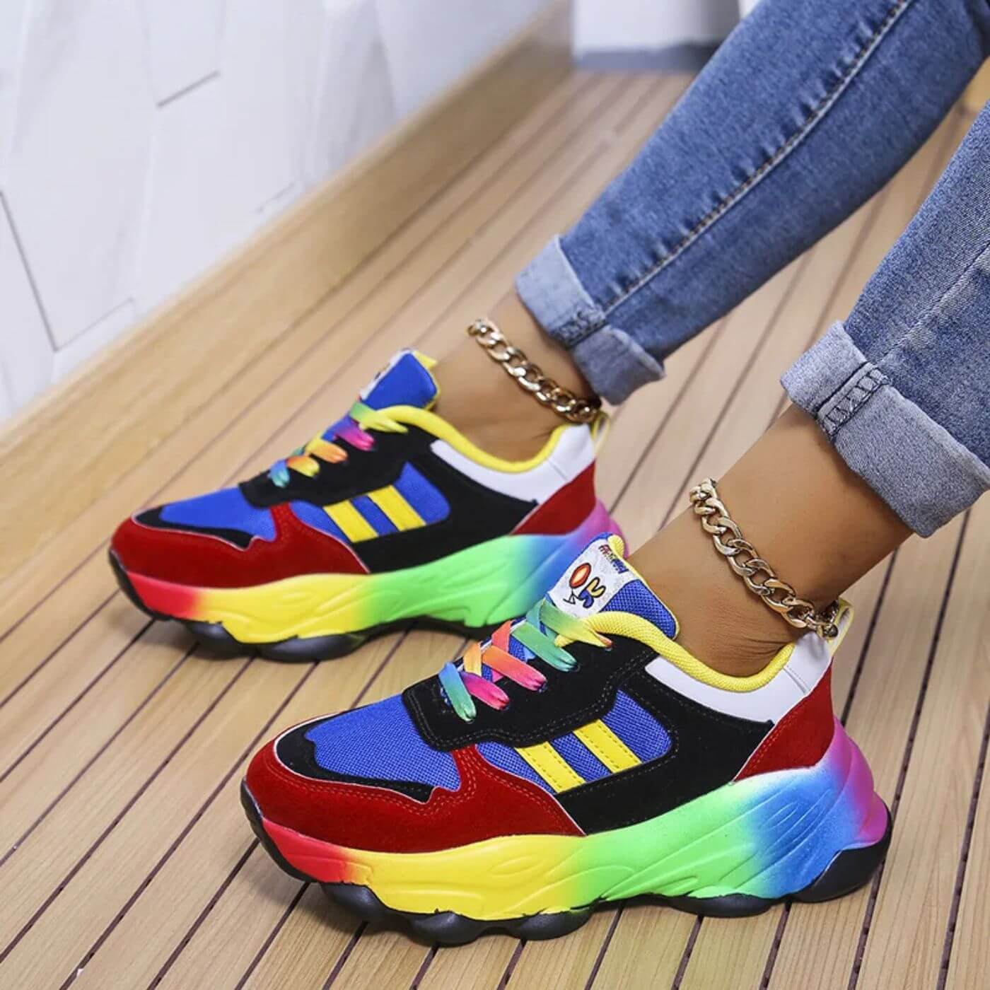 Aurora™ - Baskets Orthopédiques Colorées pour Confort et Style