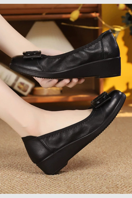 Chaussures en cuir souple