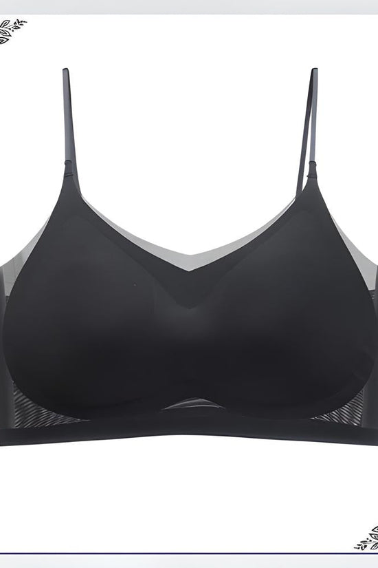 Soutien-gorge confortable en fibre glacée ultra-mince sans couture