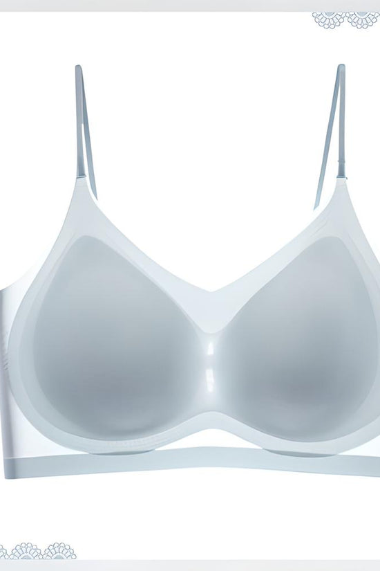 Soutien-gorge confortable en fibre glacée ultra-mince sans couture