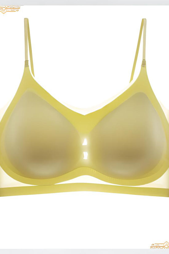 Soutien-gorge confortable en fibre glacée ultra-mince sans couture