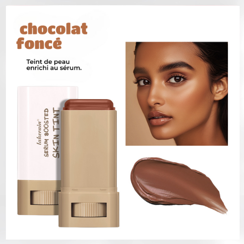 Baume Teinté Effet Peau Veloutée - Sérum Hydratant et Réparateur