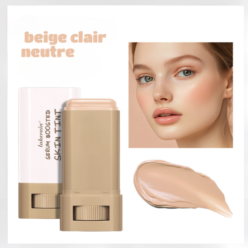 Baume Teinté Effet Peau Veloutée - Sérum Hydratant et Réparateur