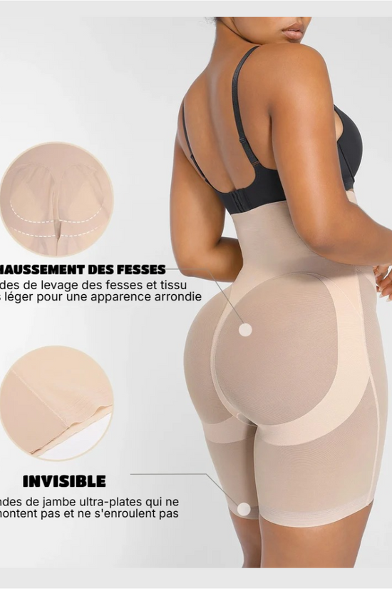 CurveLift™ - Short Lissant en Maille avec Rehaussement des Fesses