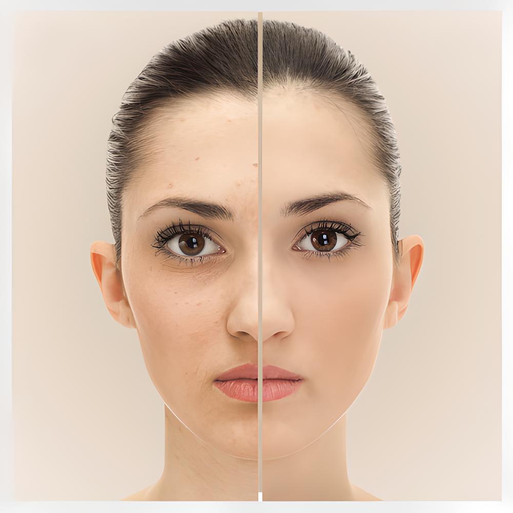Baume Teinté Effet Peau Veloutée - Sérum Hydratant et Réparateur