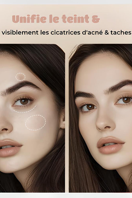 Baume Teinté Effet Peau Veloutée - Sérum Hydratant et Réparateur