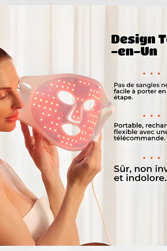Masque de luminothérapie laser et LED