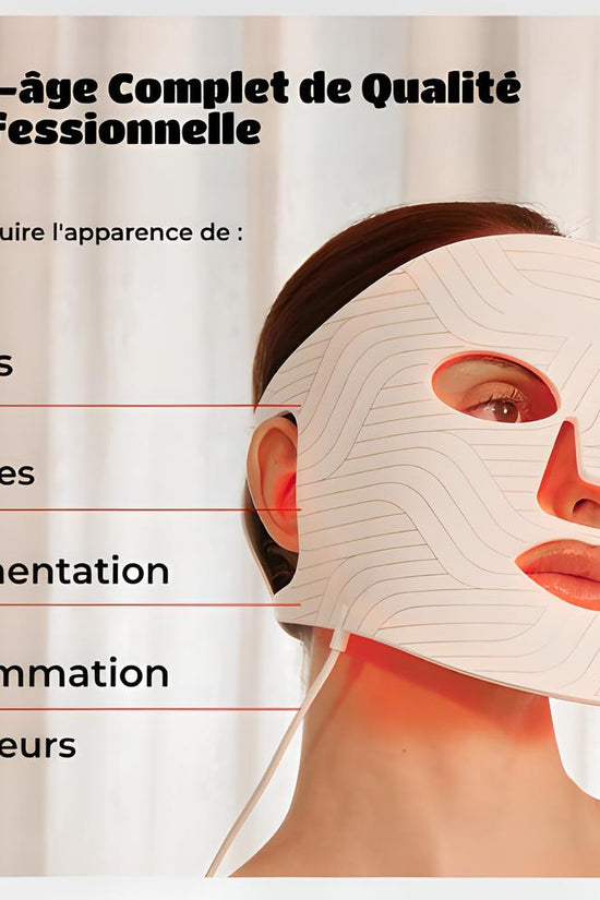 Masque de luminothérapie laser et LED
