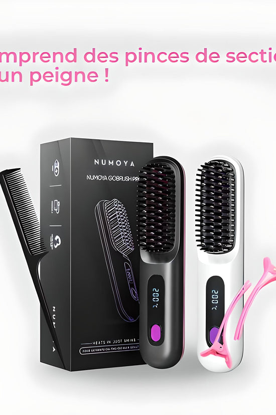 GlamBrush X™  - Brosse lissante portable