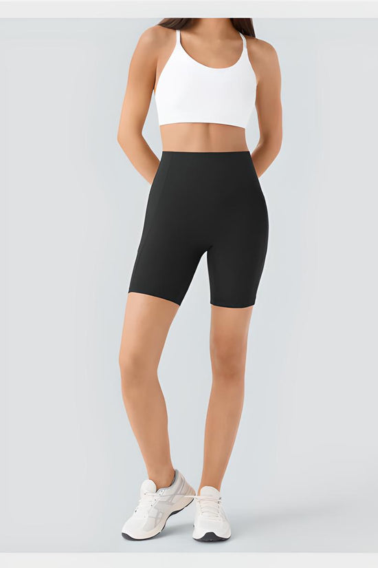 SculptShorts™ - Short d'entraînement gainant taille haute avec poches latérales