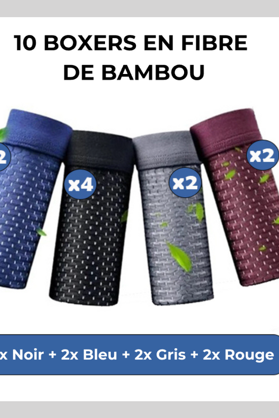 Boxers en Fibre de Bambou - Confort Absolu et Respiration