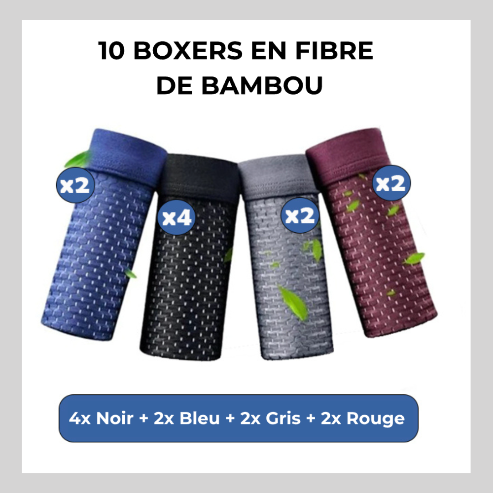 Boxers en Fibre de Bambou - Confort Absolu et Respiration