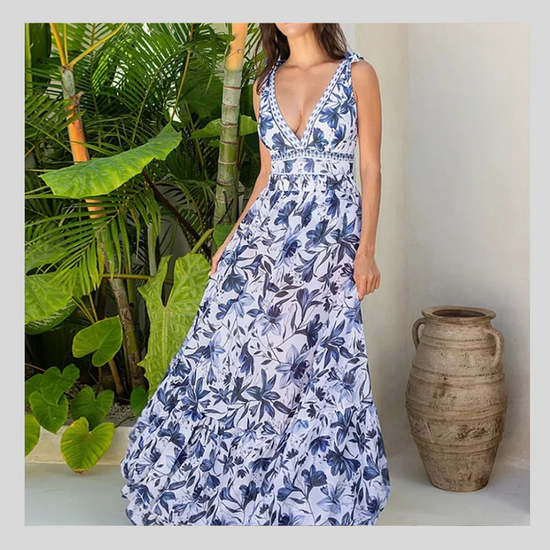 Ensemble Élégance Tropicale™ - Maillot de Bain et Jupe Fleurie