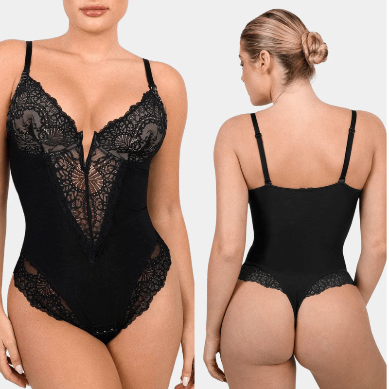 DivineCurve™ - Body Gainant en Dentelle